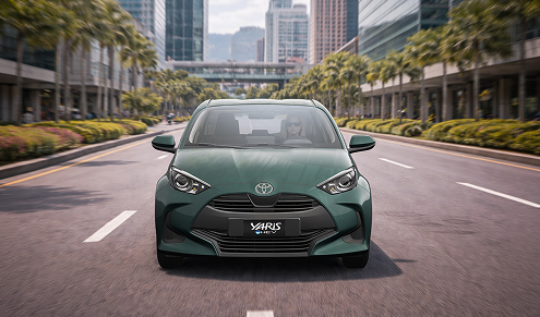 Diseño exterior Toyota Yaris HB 2025 – Vehicaldas