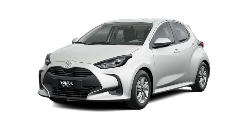 Toyota Yaris HB Blanco Perla Metalizado vista 2