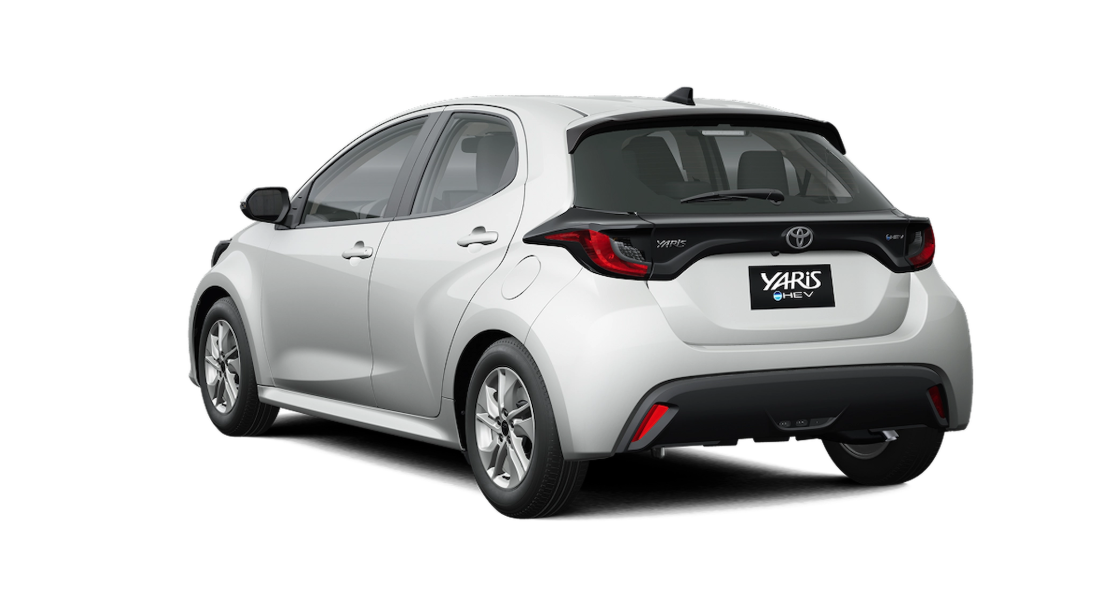 Toyota Yaris HB Blanco Perla Metalizado vista 4