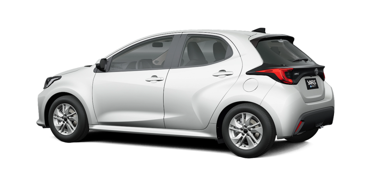 Toyota Yaris HB Blanco Perla Metalizado vista 4