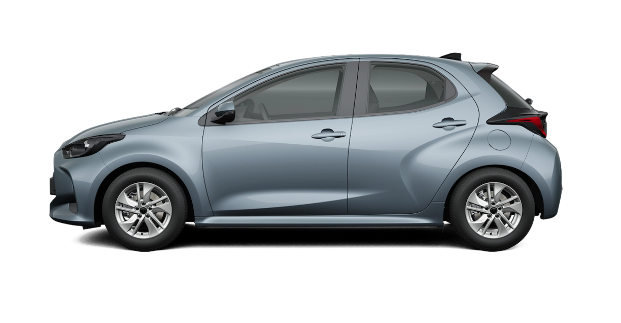 Toyota Yaris HB Gris Celeste vista 1