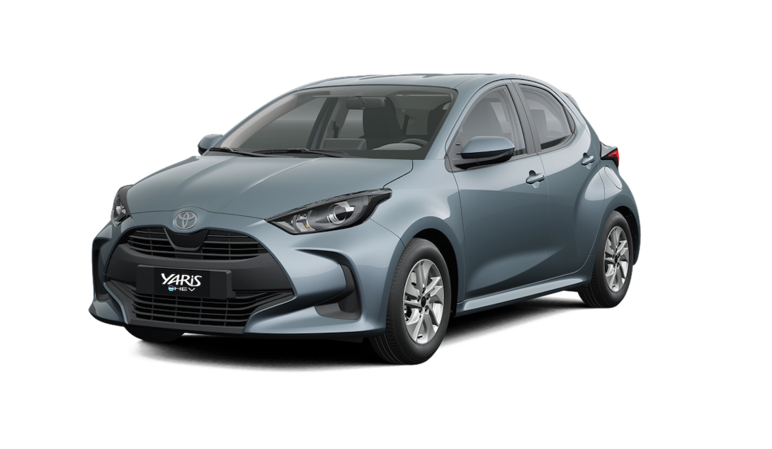 Toyota Yaris HB Gris Celeste vista 2