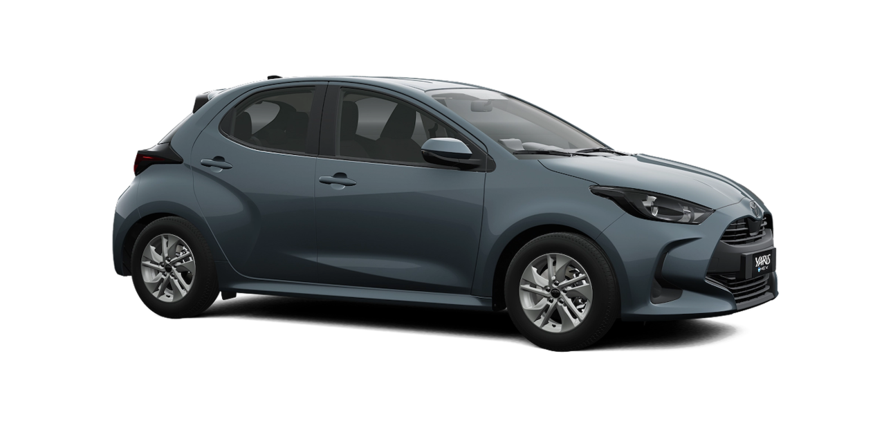 Toyota Yaris HB Gris Celeste vista 4