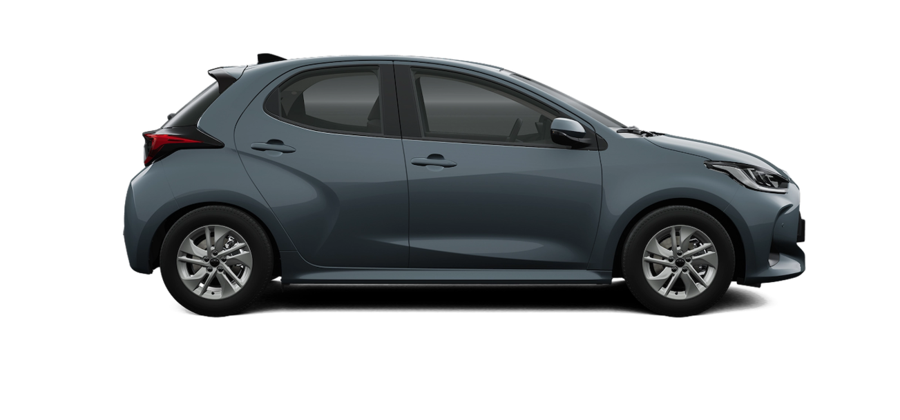 Toyota Yaris HB Gris Celeste vista 4