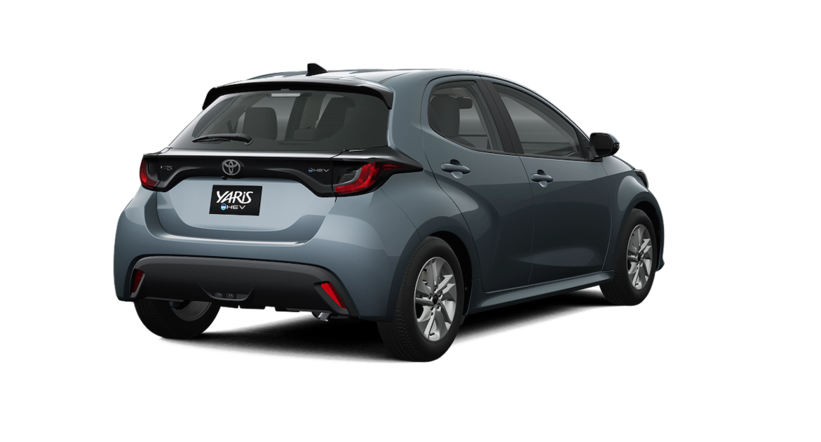 Toyota Yaris HB Gris Celeste vista 4