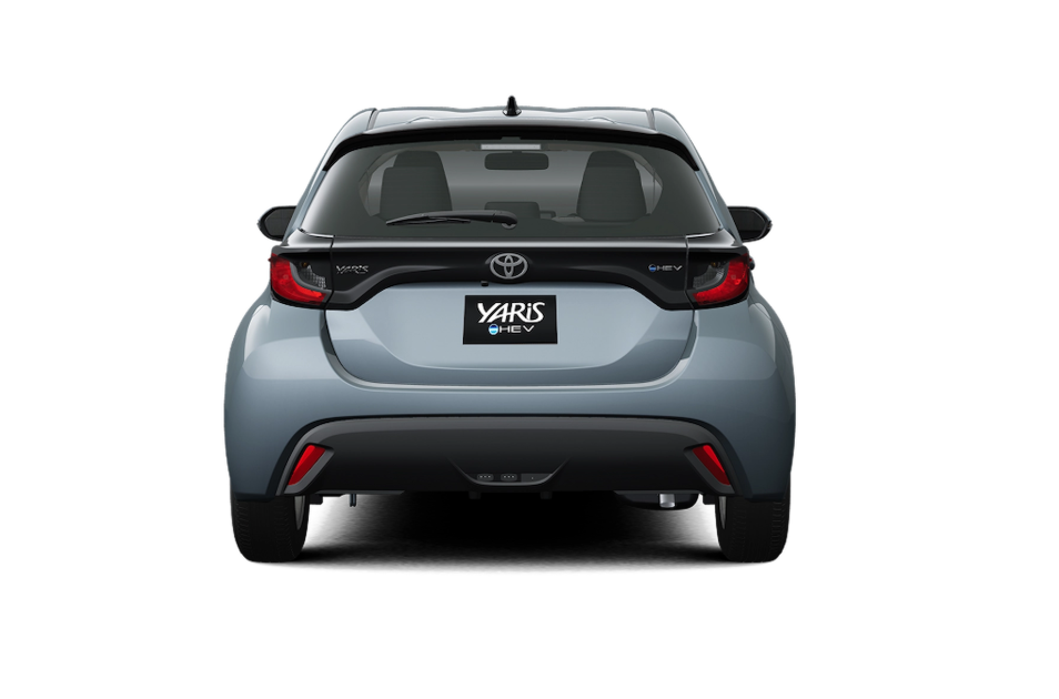 Toyota Yaris HB Gris Celeste vista 4