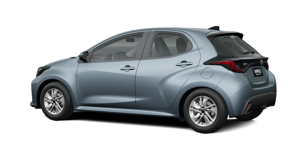 Toyota Yaris HB Gris Celeste vista 4