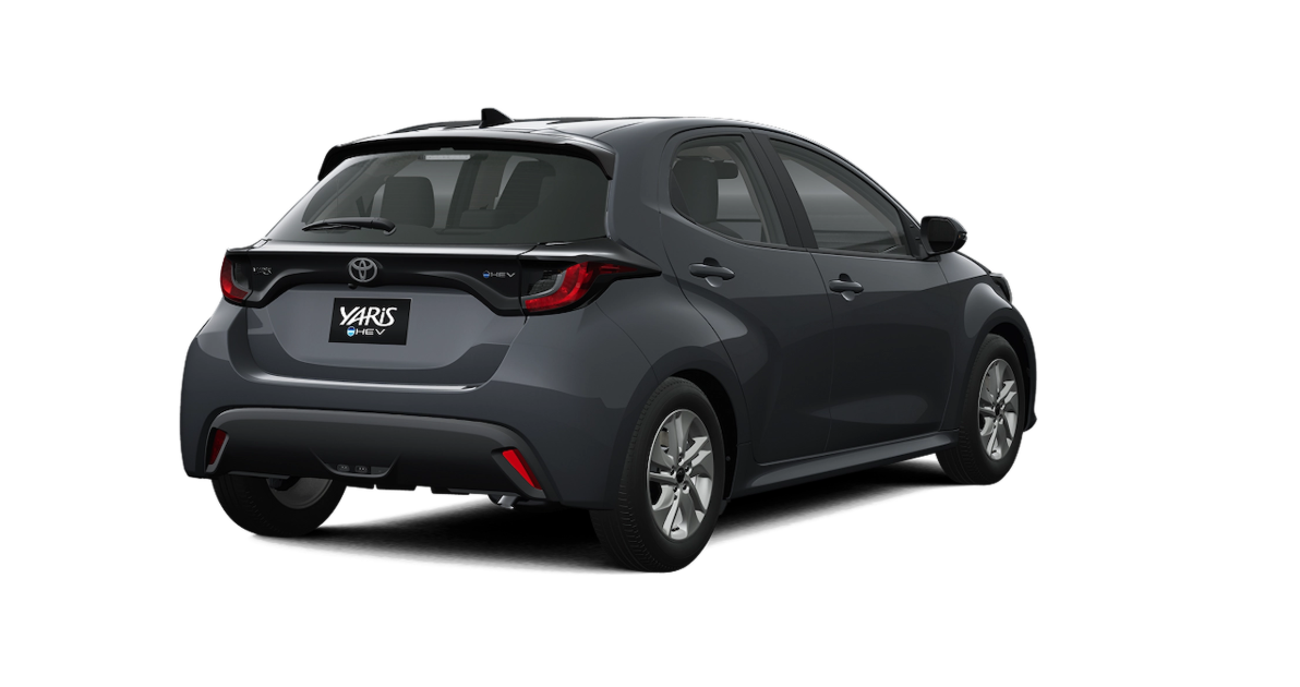Toyota Yaris HB Gris Cenizo vista 2