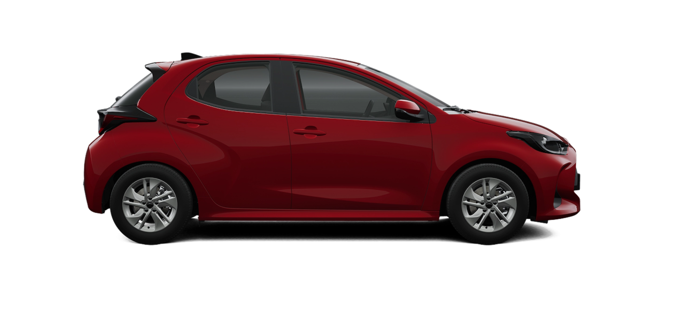 Toyota Yaris HB Rojo Metalizado vista 1