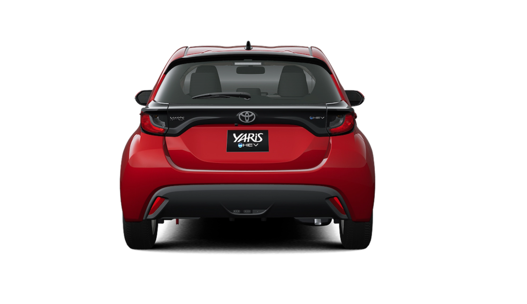 Toyota Yaris HB Rojo Metalizado vista 3